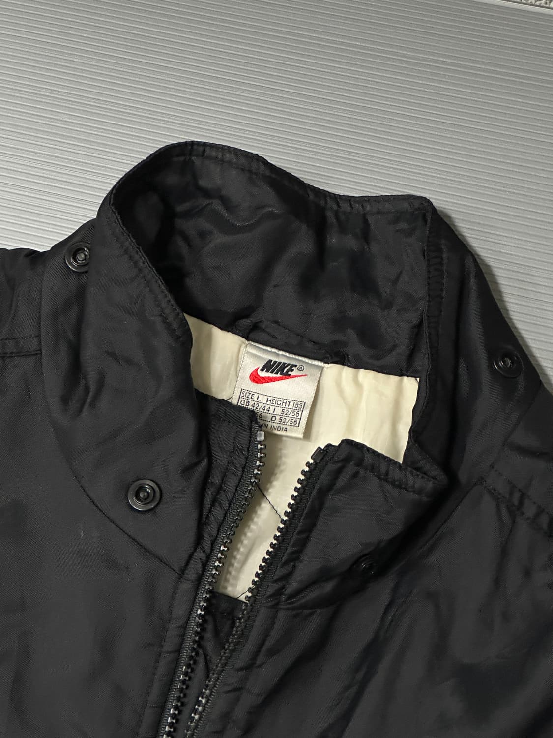 나이키 올드스쿨 빅스우시 누빔 자켓 블랙 L 상품이미지4