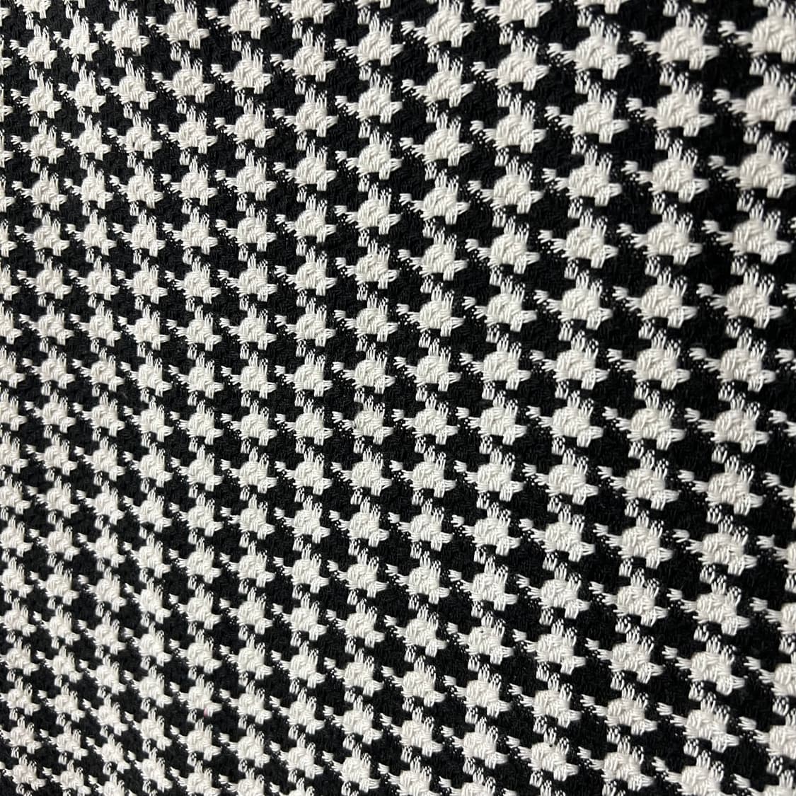 PLUVIA 백화점 퀄리티 하객룩 하운드투스 반팔 미니 원피스 상품이미지5