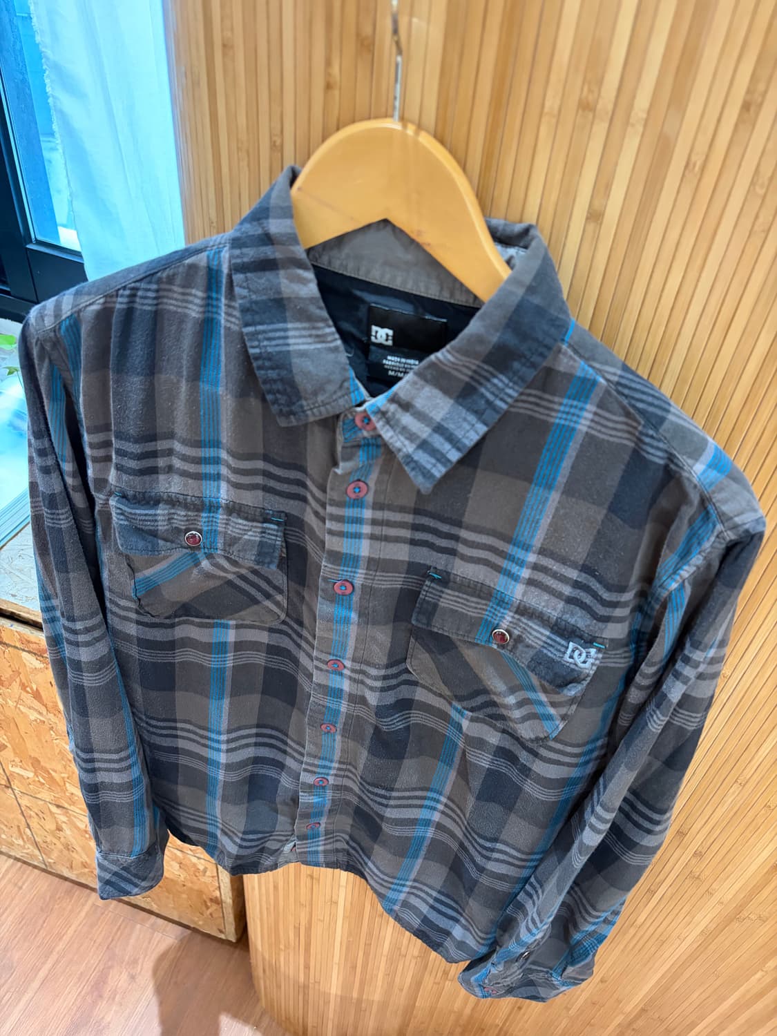 DC india Cotton Check Shirt 상품이미지4