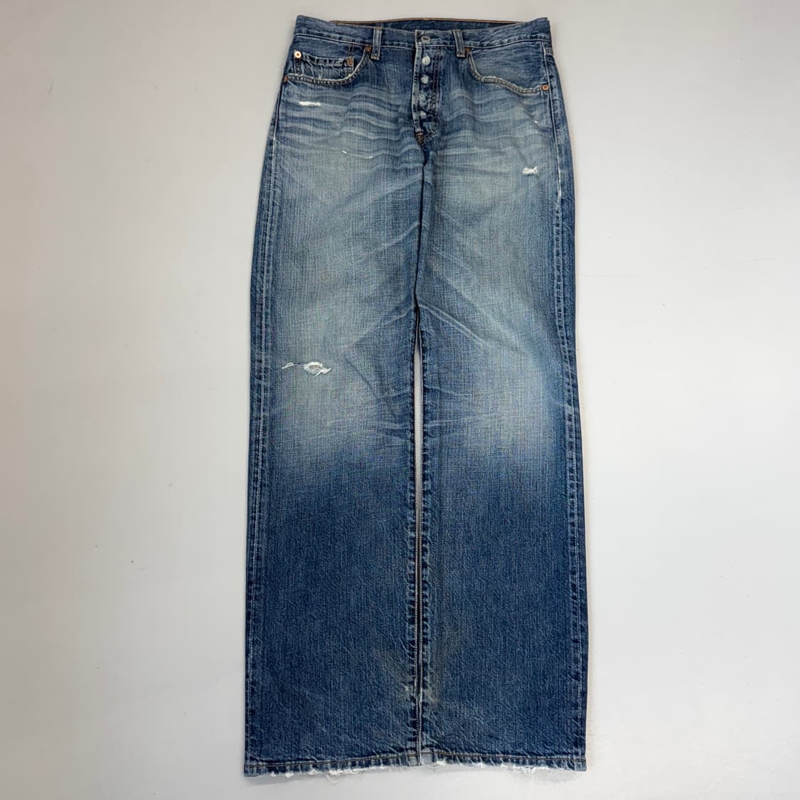 리바이스 501 워싱 데님팬츠 상품이미지2