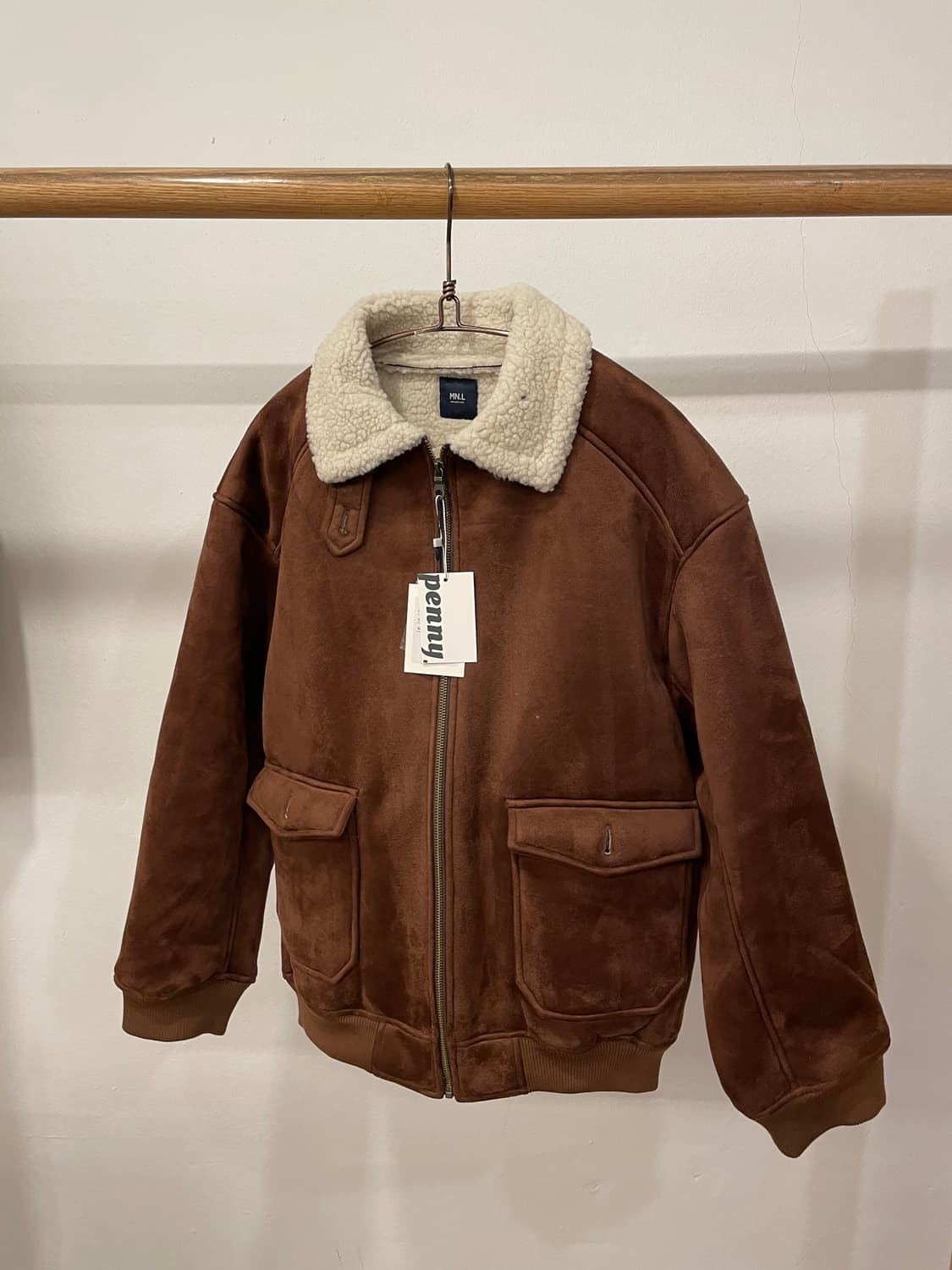 mono mart brown suede jacket 상품이미지1