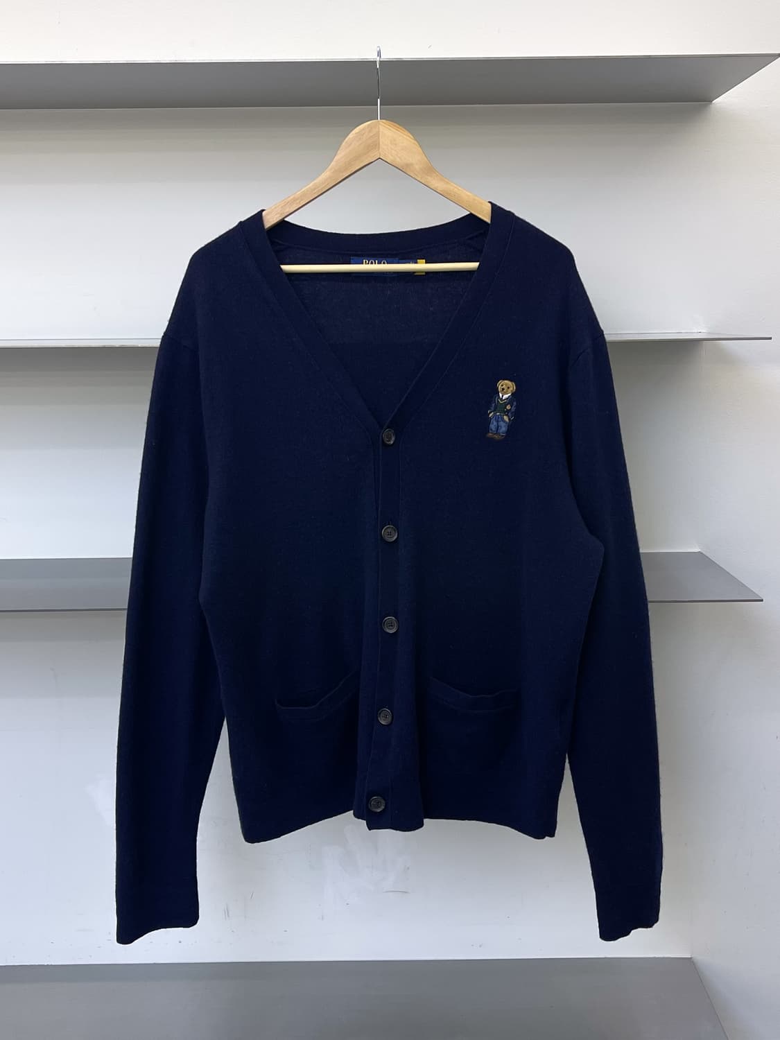 폴로랄프로렌 QR 라벨 폴로 베어 가디건 상품이미지1