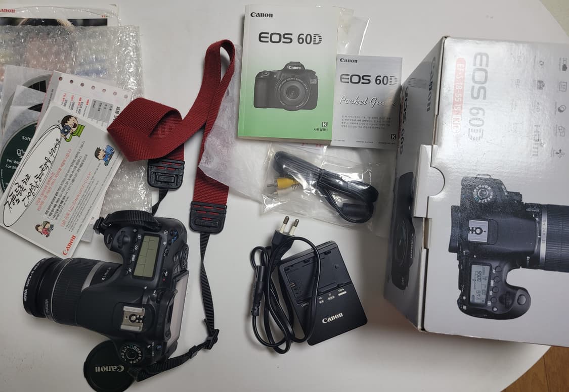 캐논 EOS 60D DSLR 카메라 풀세트(7300컷) 디카 상품이미지1