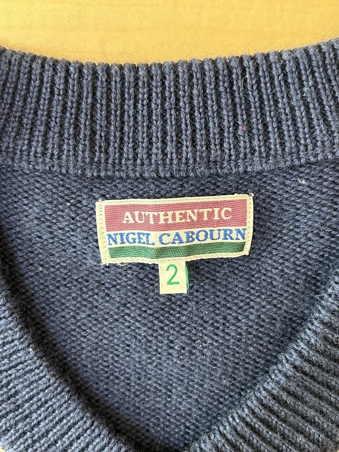 [100] 나이젤카본 아가일 니트 상품이미지2