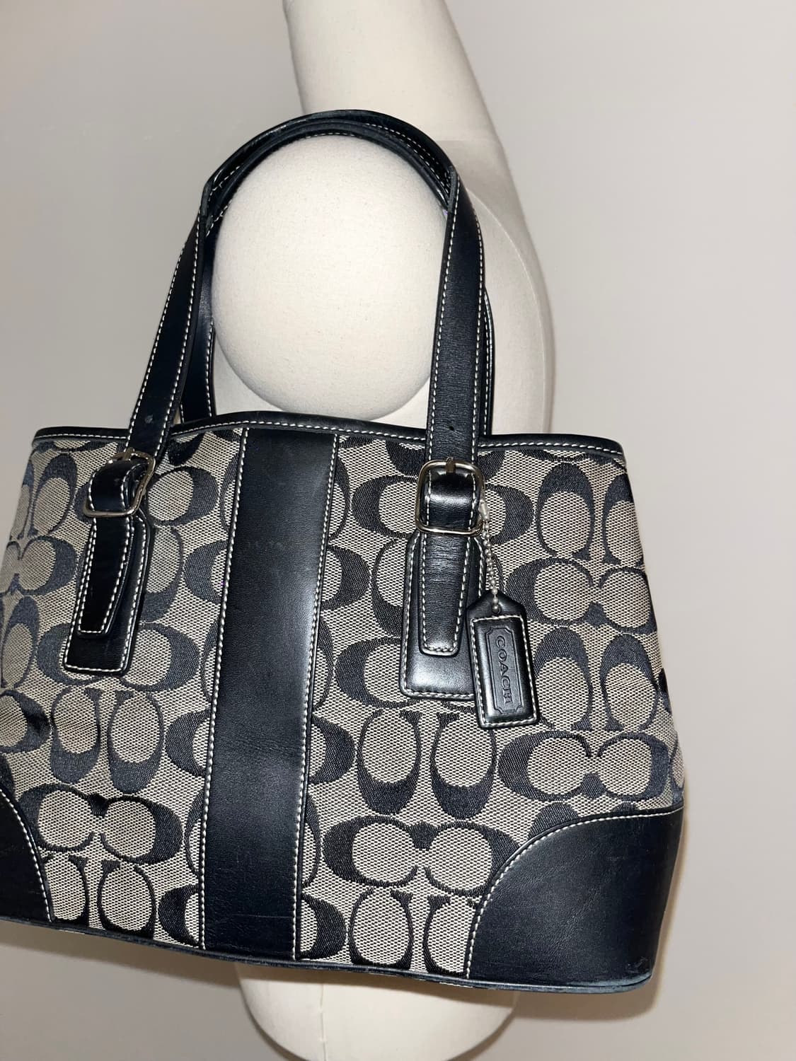 📦90s Coach Square shoulder bag 상품이미지5