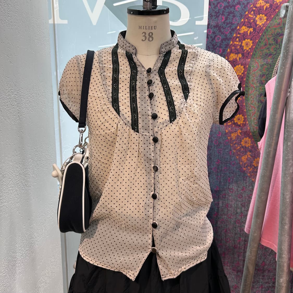 Vintage y2k Dot Shirts 상품이미지1