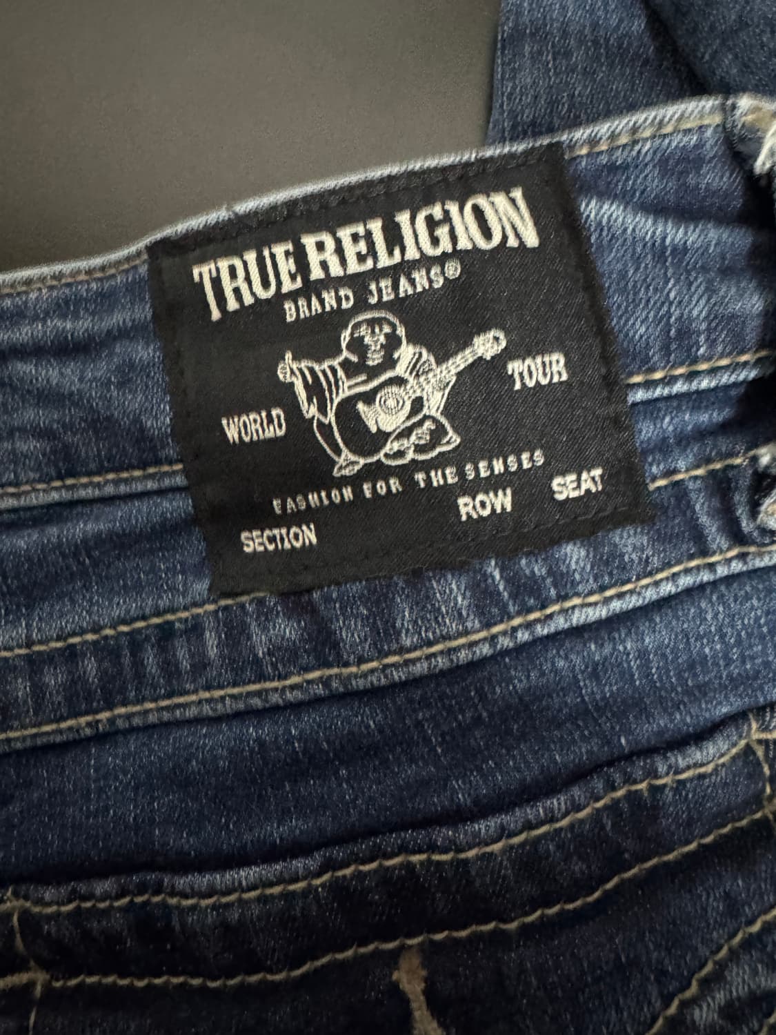 여성 트루릴리전 22년도 세미 부츠컷 데님팬츠 30.7인치 상품이미지3