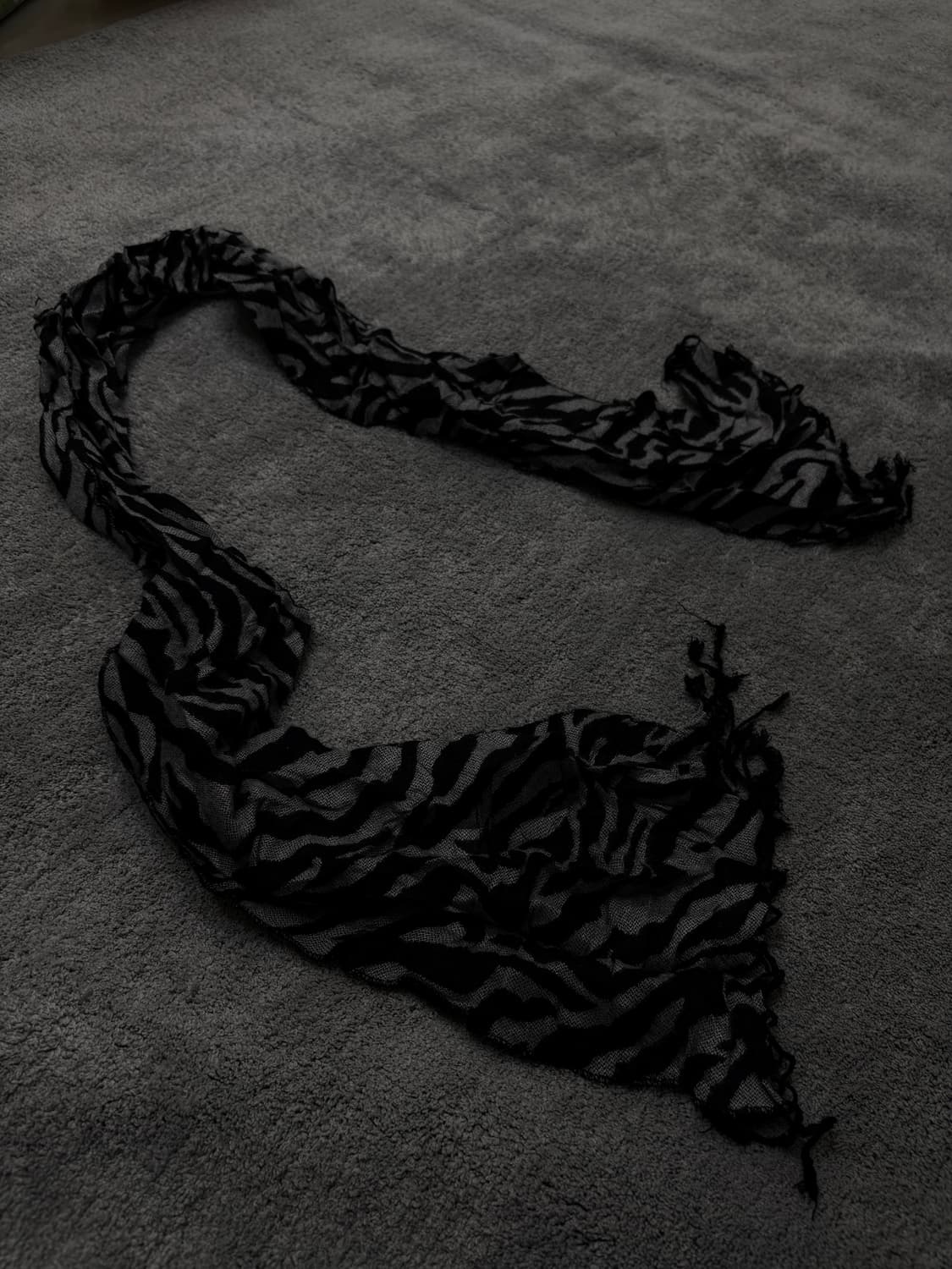 Vintage V-kei,punk leopard muffler 상품이미지2