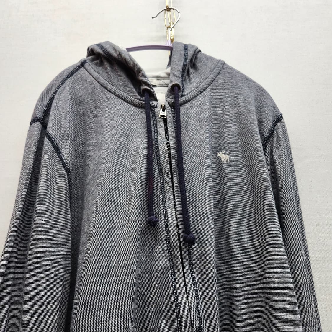 아베크롬비 순록로고 얇은 후드집업 XL(XL) 상품이미지2