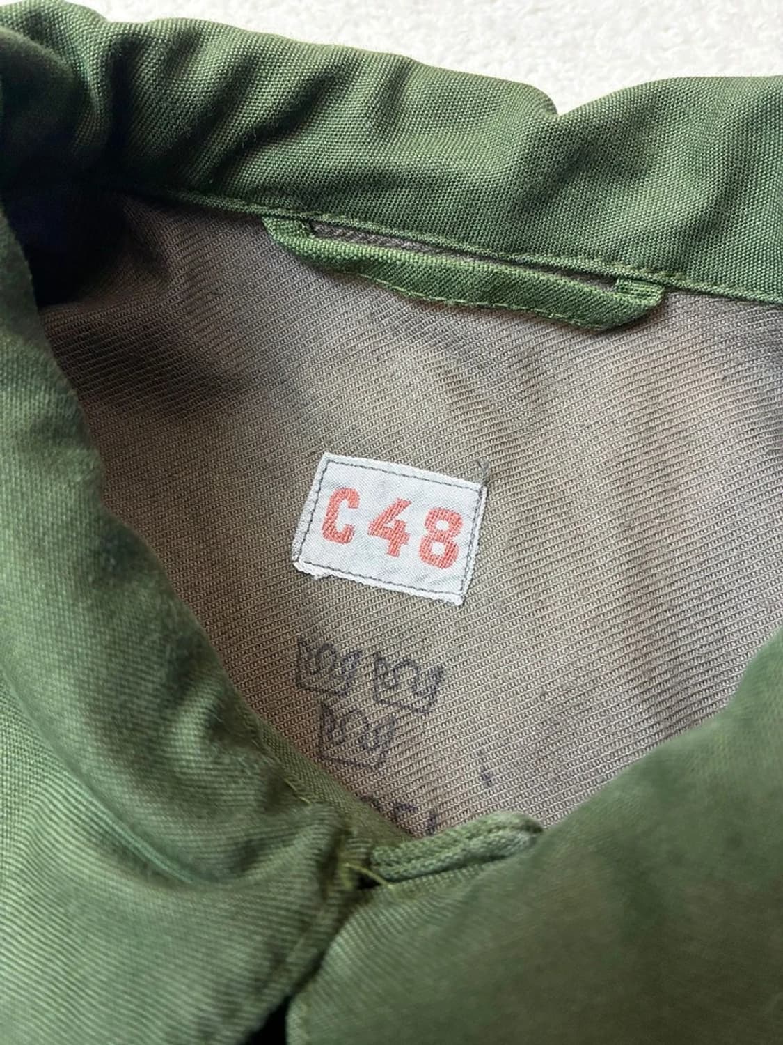 60's 스웨덴군 M-59 밀리터리 자켓 PN5868 상품이미지7