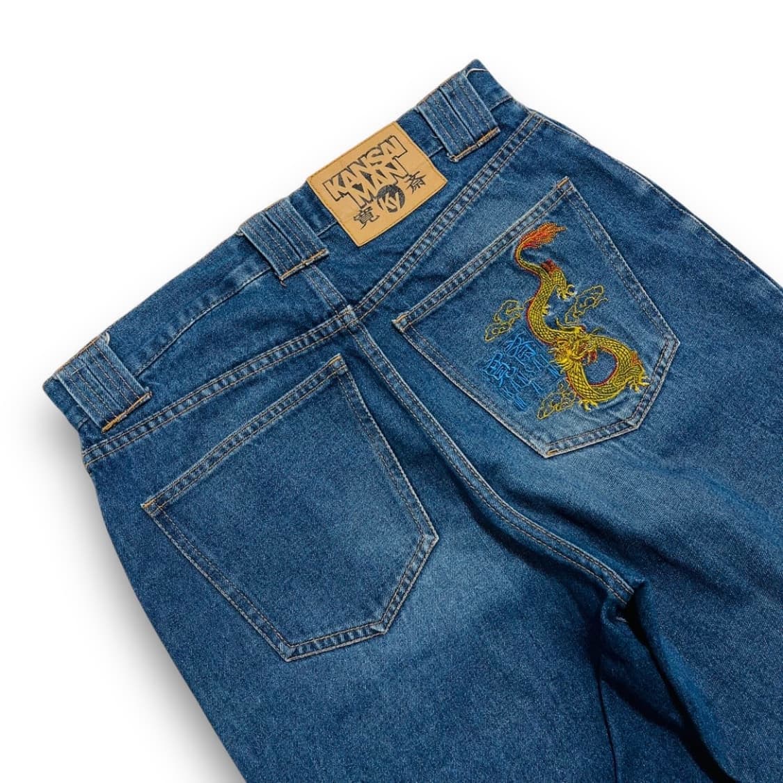 칸사이 맨 오리엔탈 드래곤 데님 빈티지 팬츠 상품이미지3
