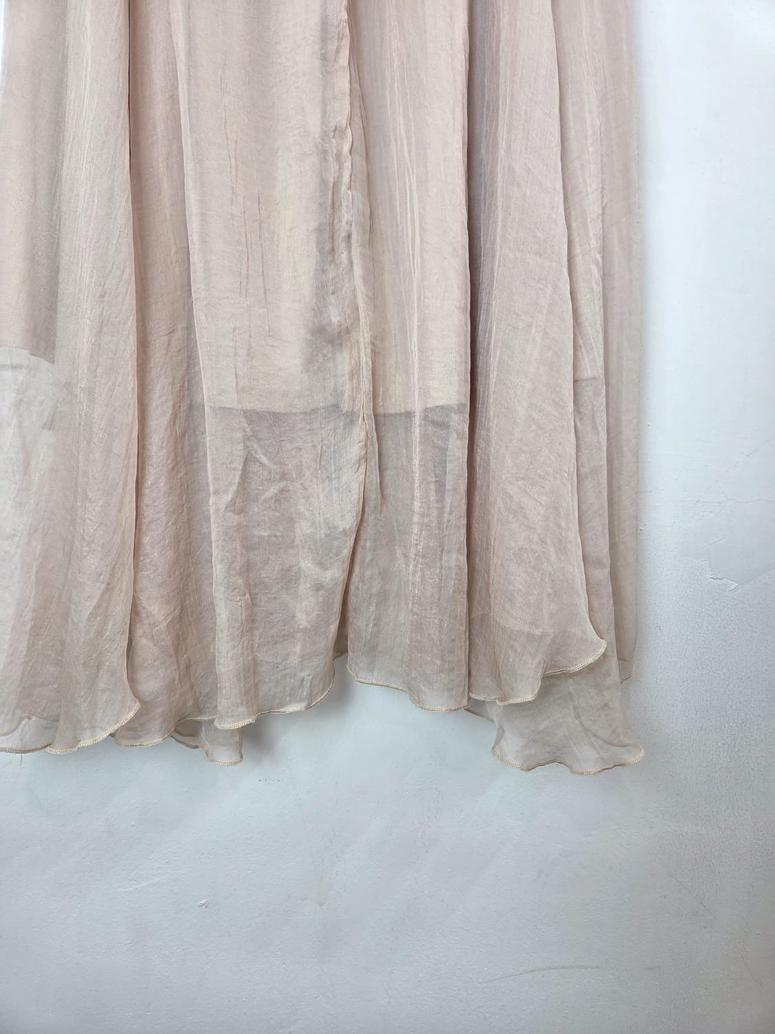 여리여리 핑크 롱스커트 상품이미지6