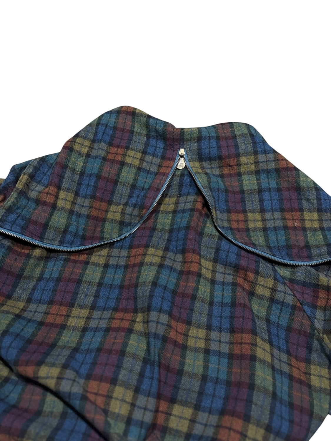 Bean pole 빈폴 체크 후드 울 블루종 상품이미지4