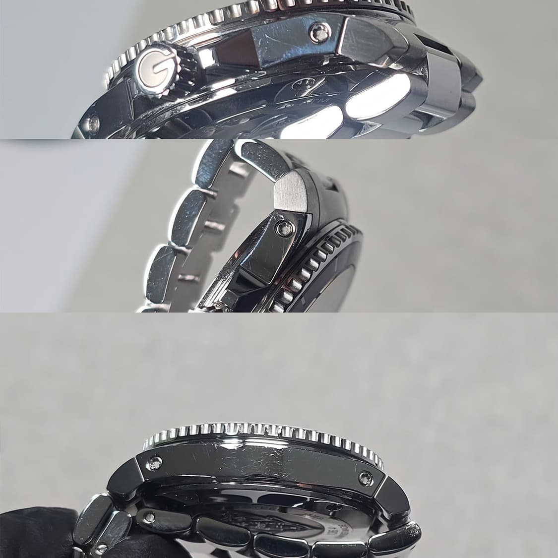 구찌 화이트 스틸 쿼츠 DIVE 다이브 여성 시계 상품이미지10