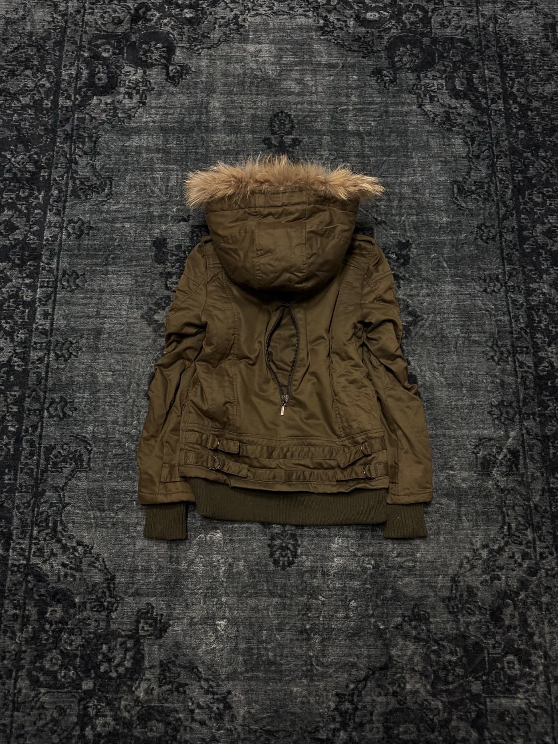 Cecil mcbee 00s y2k trimming fur militar 상품이미지6