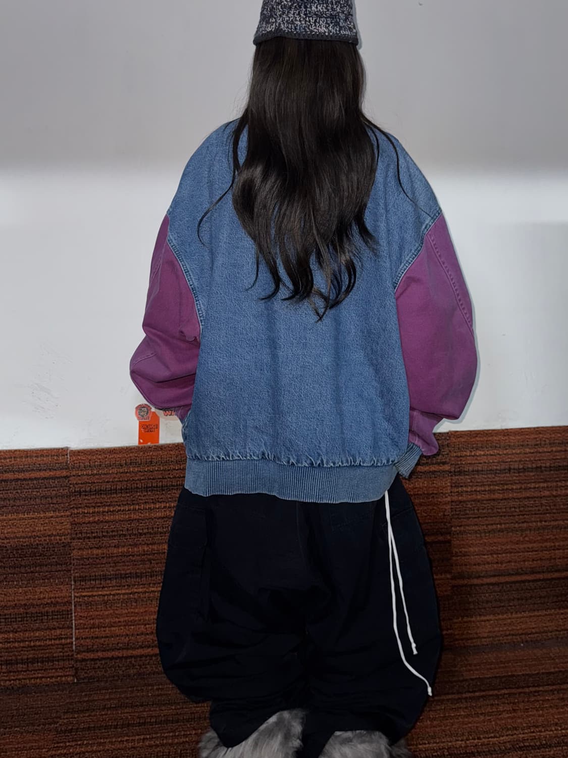 빈티지 Mt. 그린우드 데님 바시티 자켓 상품이미지8