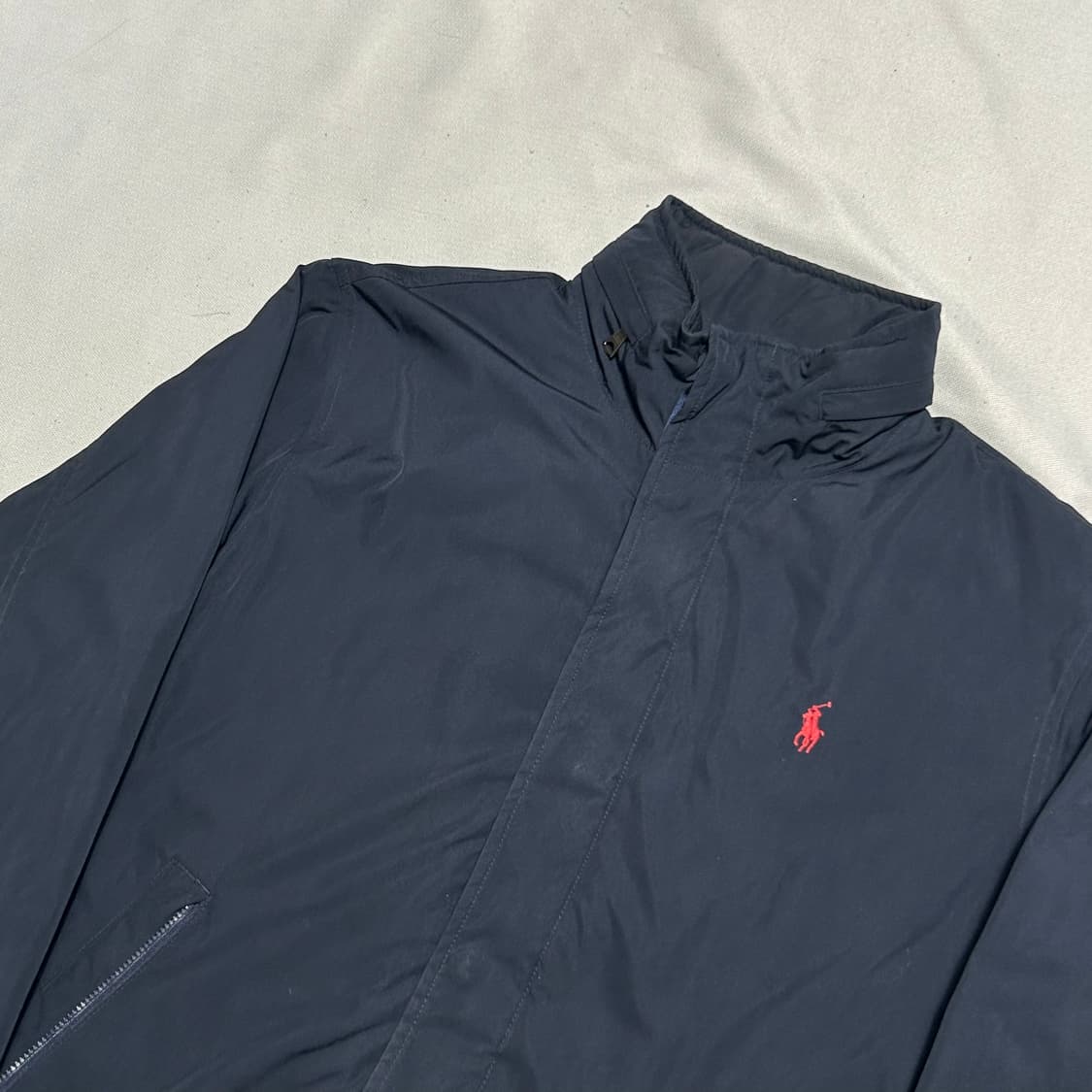 M 폴로랄프로렌 내장후드 네이비 폴리쉘 페리 자켓  상품이미지1