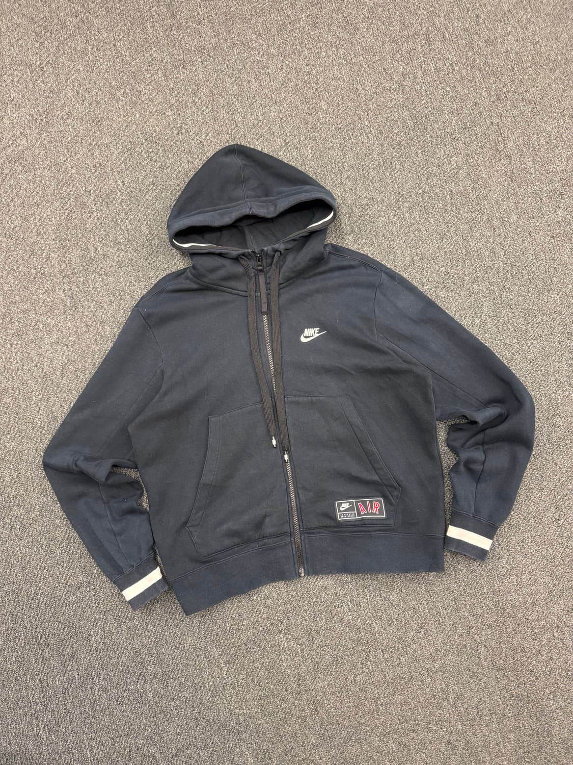 M)나이키 에어 빈티지 백프린팅 후드집업 상품이미지2