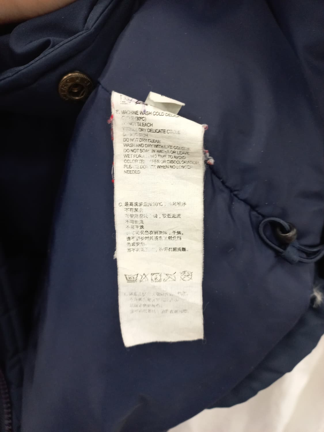 리바이스 남성 패딩 점퍼 네이비 95 상품이미지4