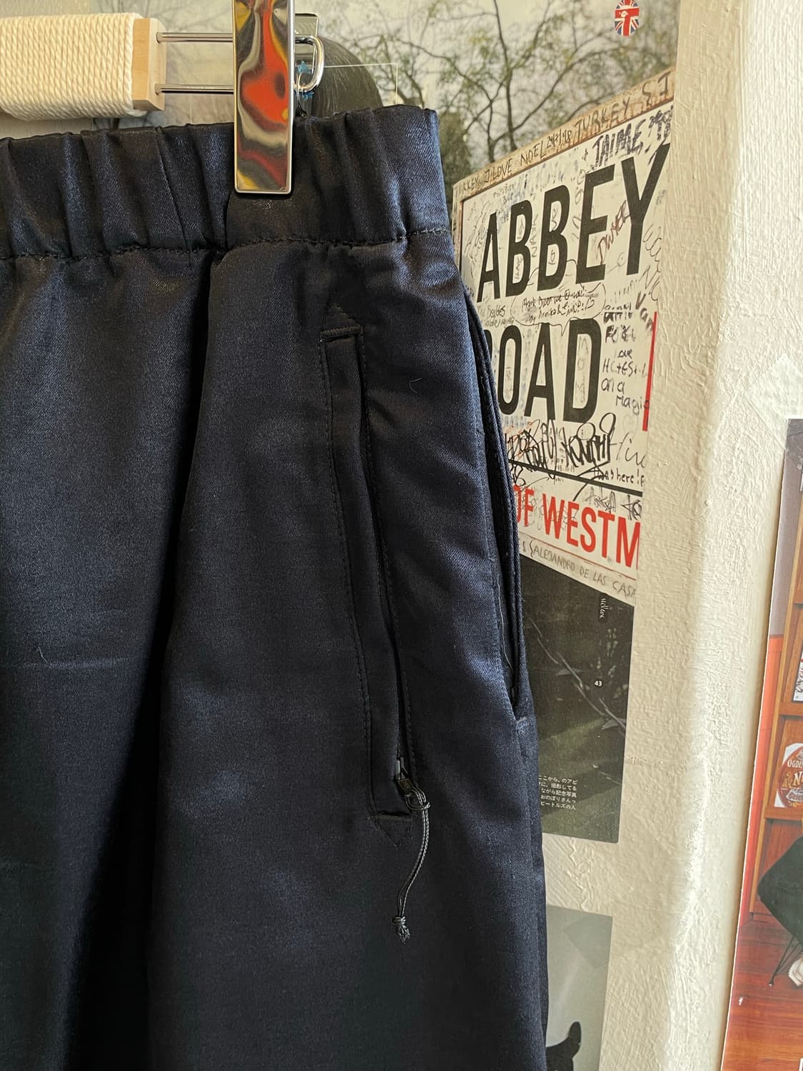 엔지니어드가먼츠 새틴 와이드 팬츠 (M) 상품이미지3