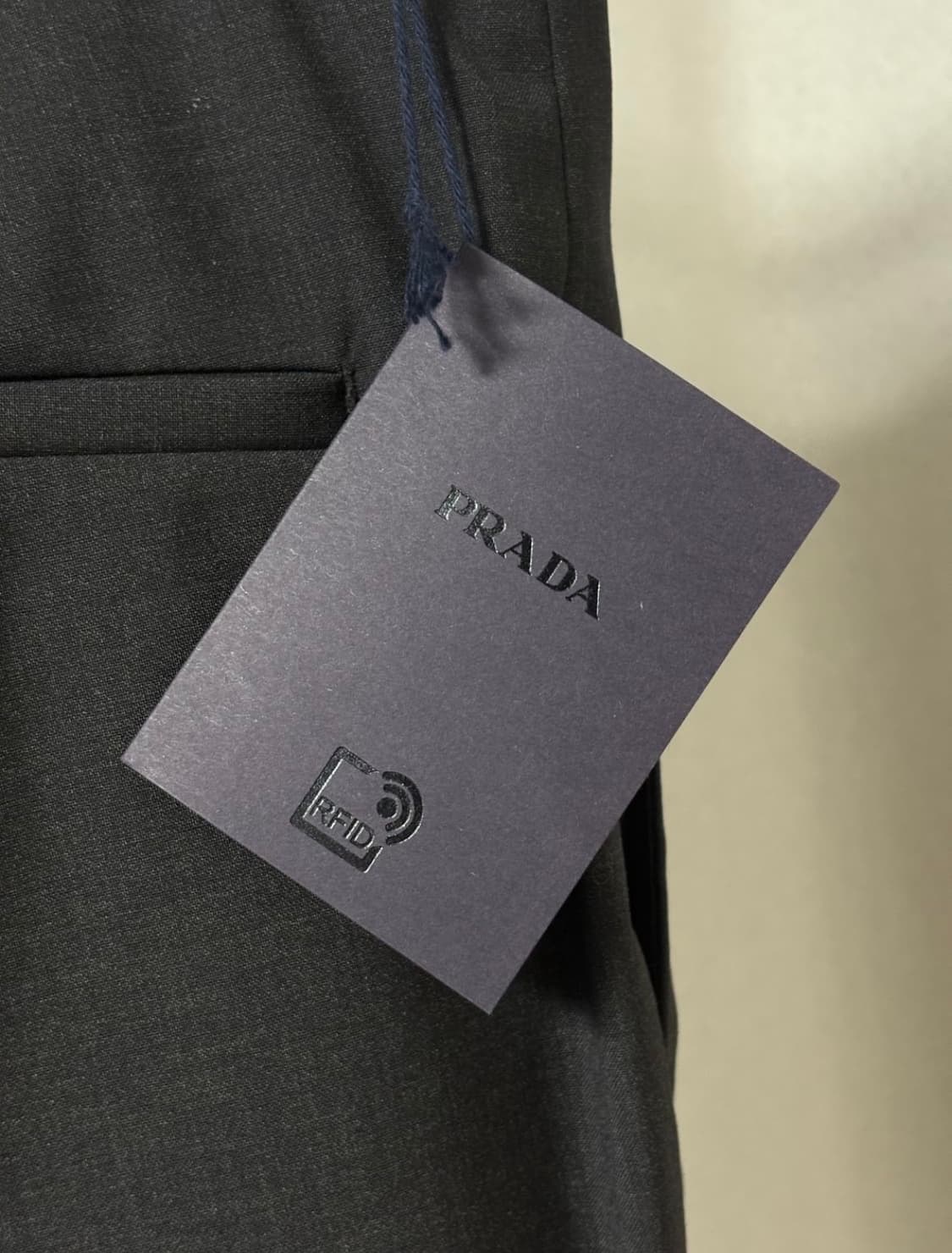 프라다 슬랙스 48 차콜 상품이미지4