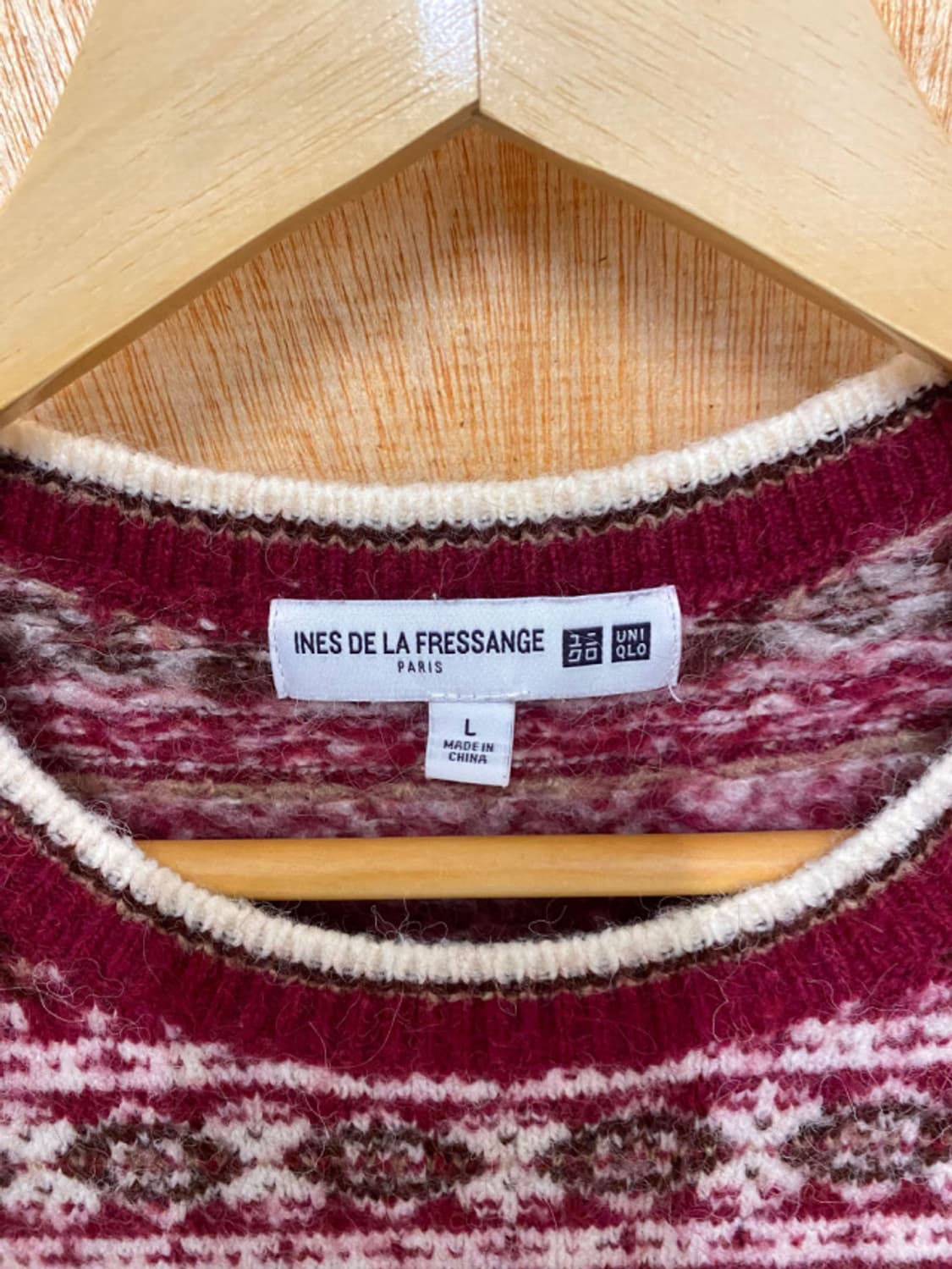 UNIQLO x INES DE LA FRESSANGE fair isle  상품이미지5
