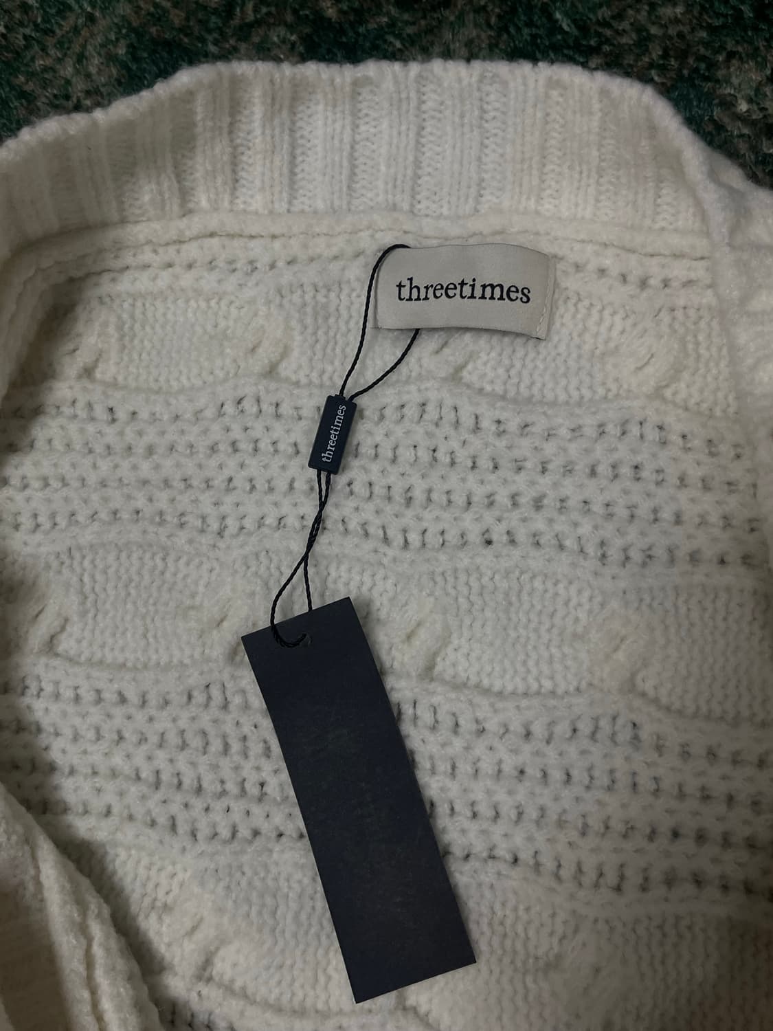 쓰리타임즈 버니 볼레로 새상품 (화이트) 상품이미지5