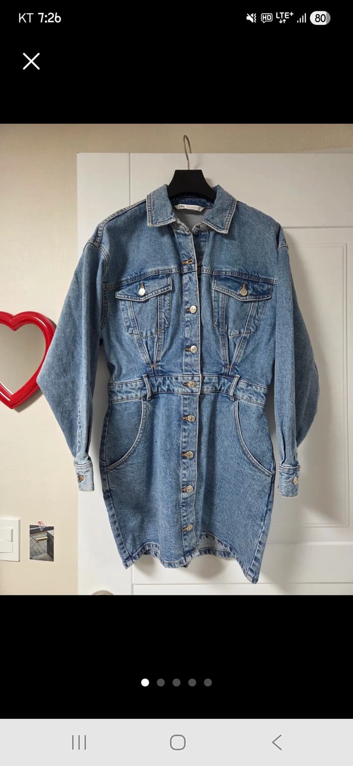 자라 데님 원피스  상품이미지1