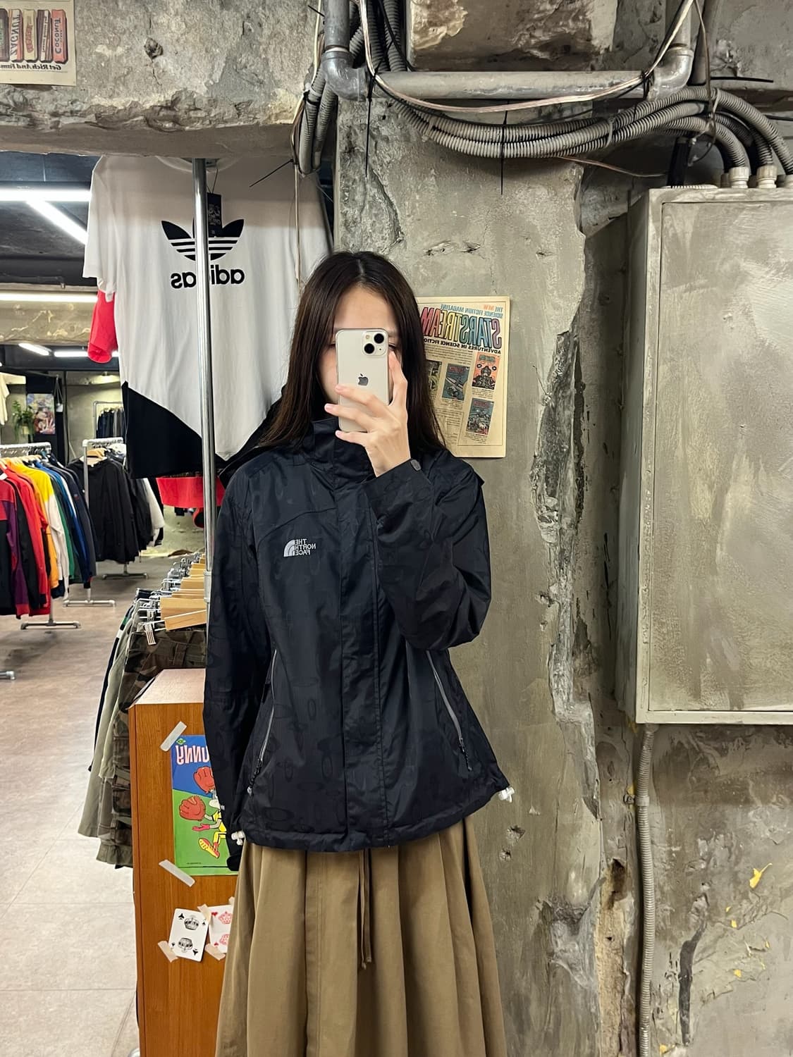 노스페이스 고어텍스 바람막이 블랙 M #csz1353 상품이미지2