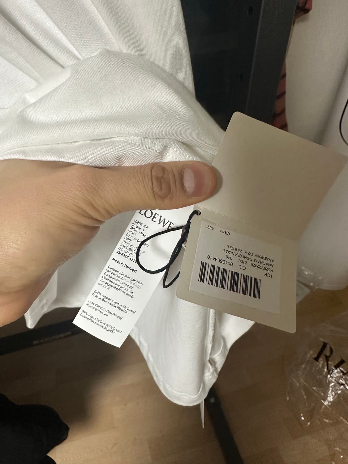 [판매]로에베 / 아나그램 반팔 티셔츠 / L 상품이미지3