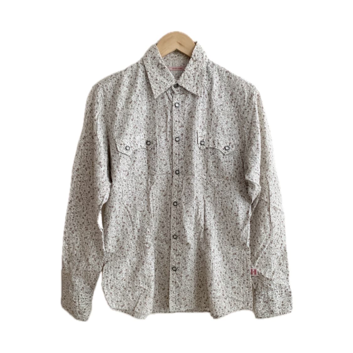 [빈티지] 엔틱 프레피룩 잔꽃 셔츠 상품이미지1