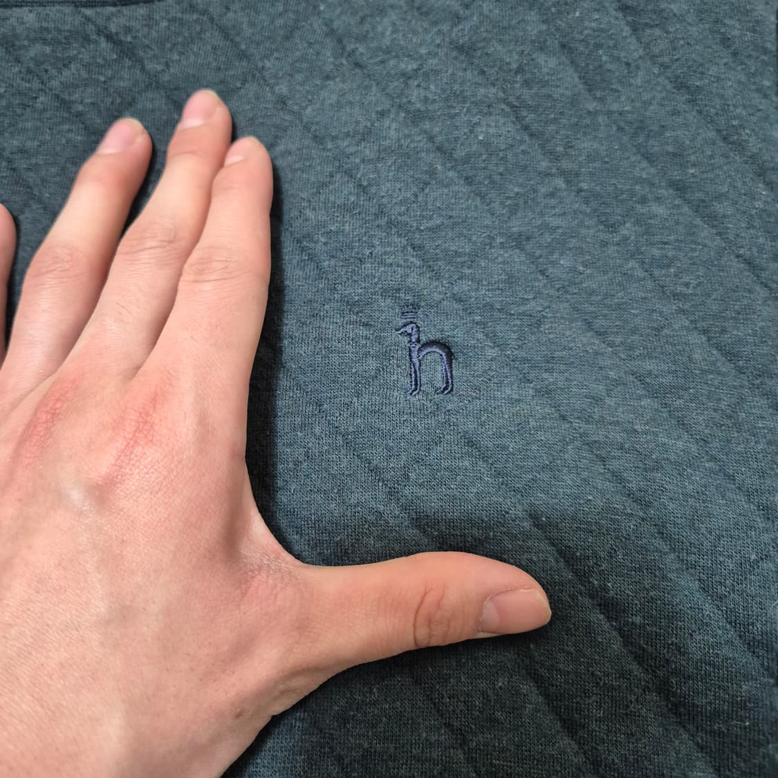 헤지스 누빔 맨투맨 L(100) 상품이미지5