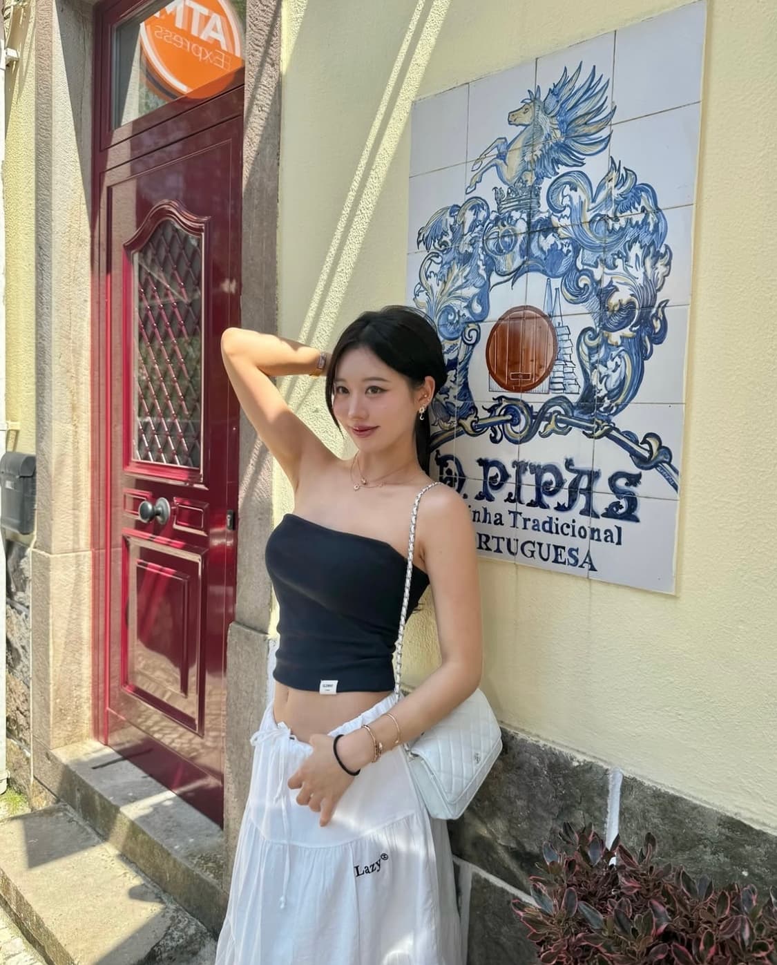 글로니 튜브탑 네이비 상품이미지6