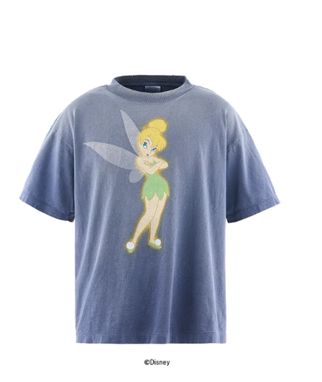 [새상품/XL] 세인트미카엘 디즈니 팅커벨 반팔티 네이비 상품이미지1