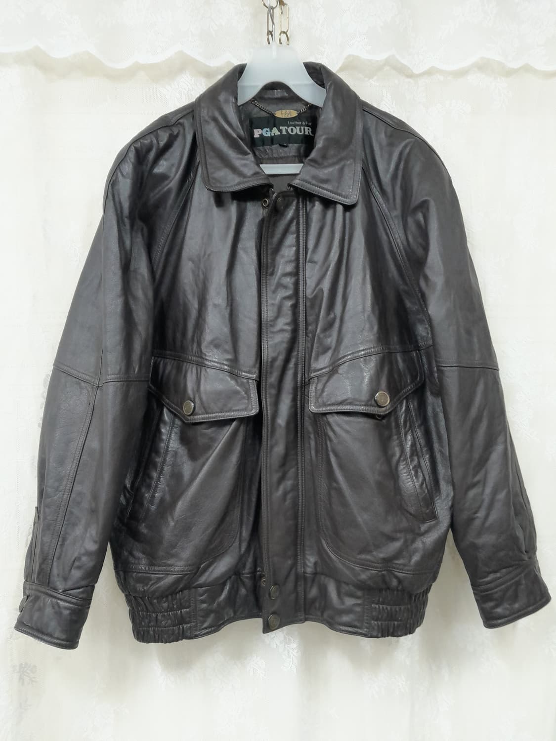 남성가죽 블루종 점퍼 100 상품이미지1