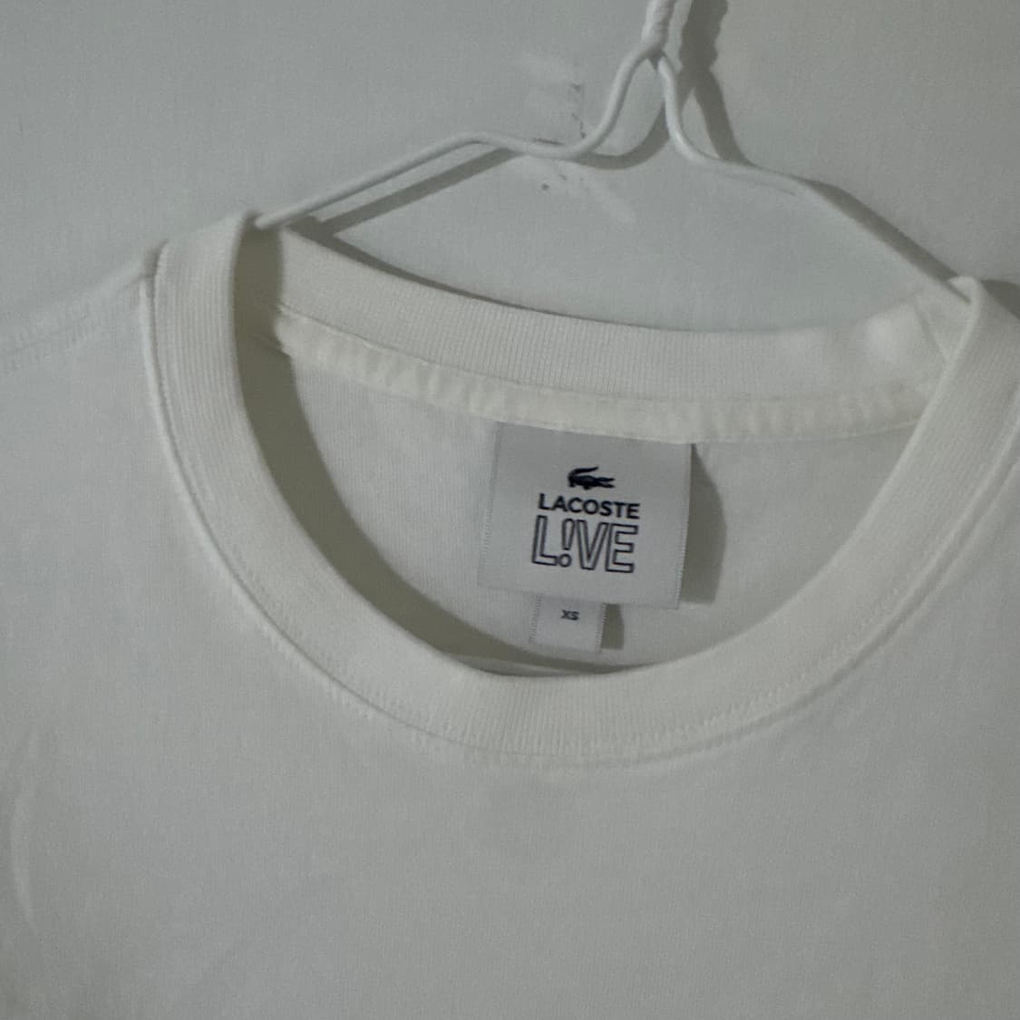 라코스테 반팔티 화이트 상품이미지5