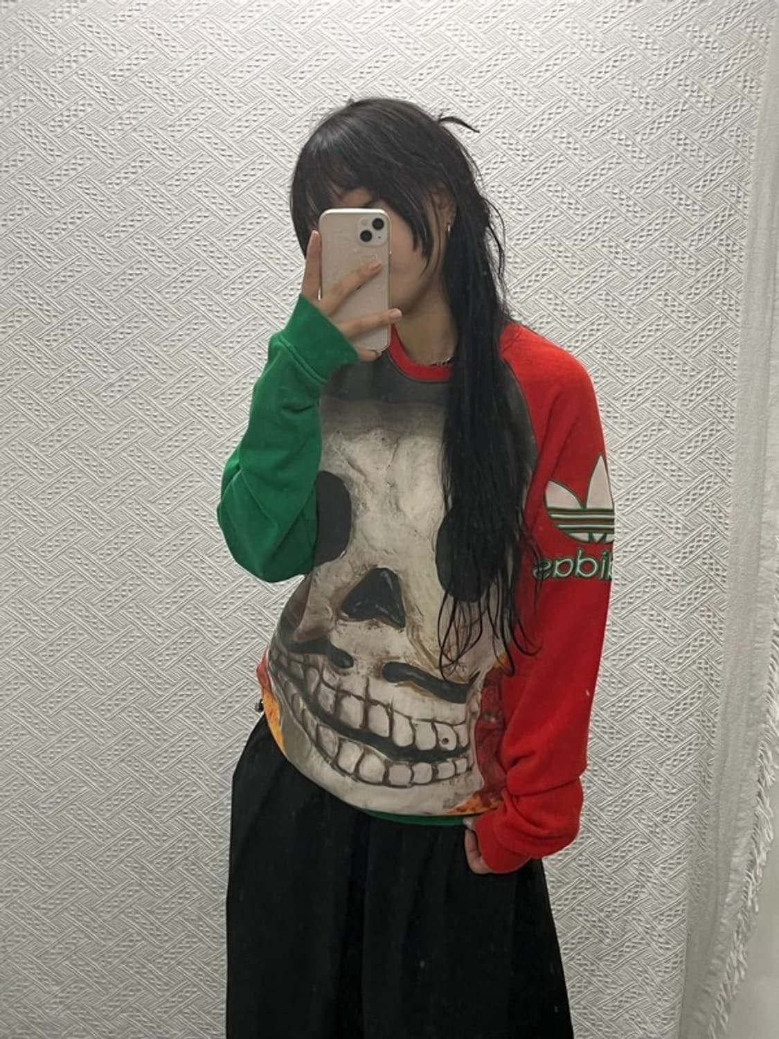 아디다스 빅 스컬 데이데드크루 트레포일 맨투맨 105 C06502 상품이미지1