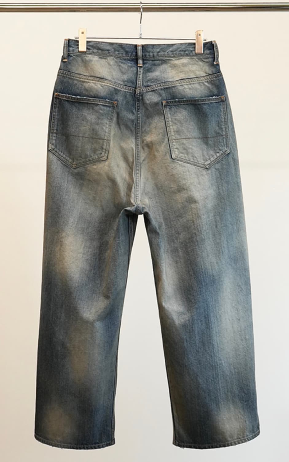 안셀름 데미지 와이드 데님 팬츠 상품이미지2