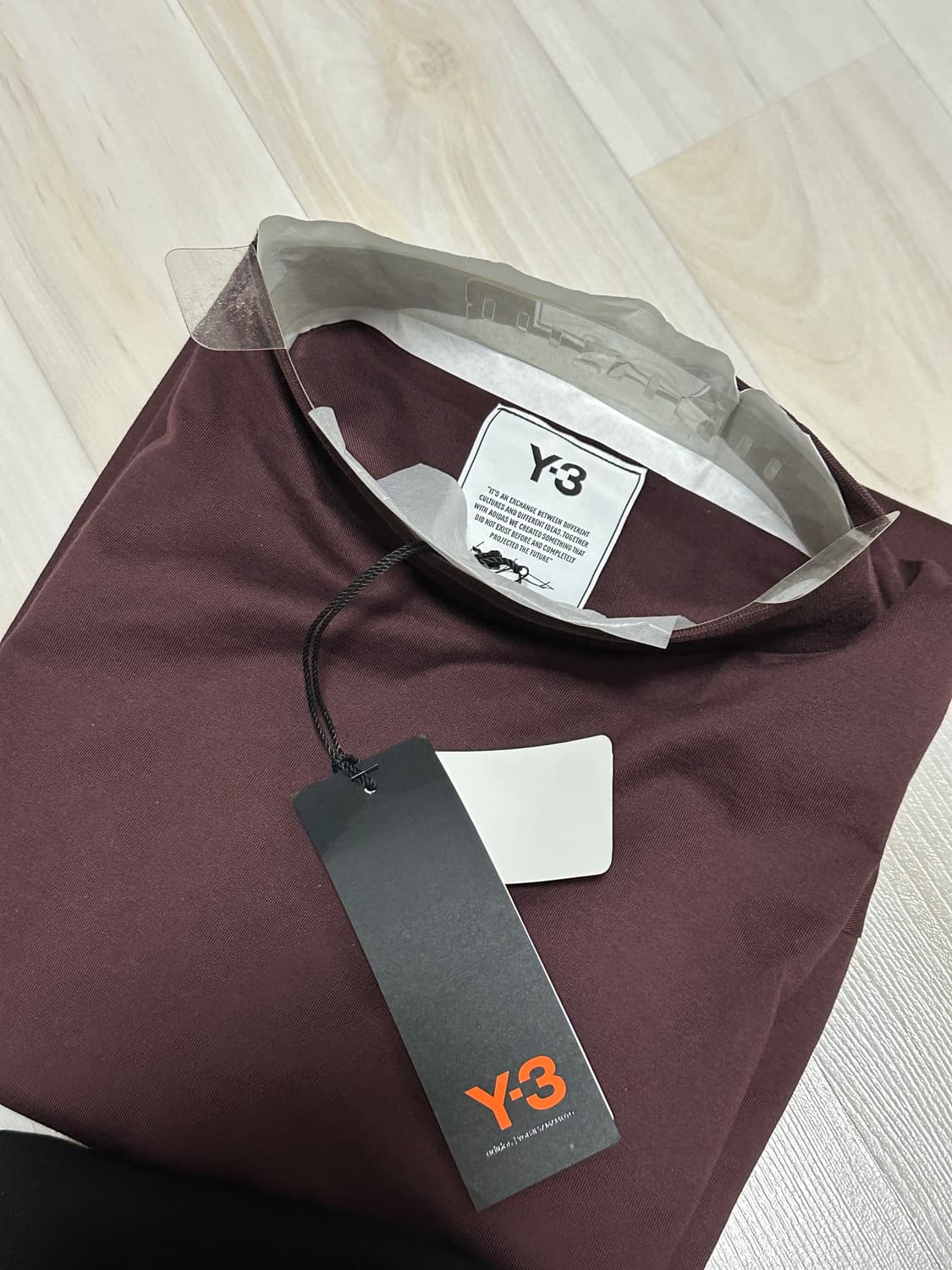 새상품)Y3 y-3 폴라넥 롱슬리브 100/ 버건디 요지야마모토 상품이미지4