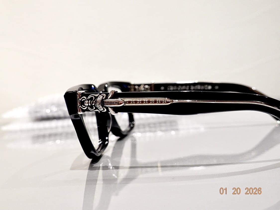 크롬하츠안경 바질리오네어2 블랙/실버 상품이미지5