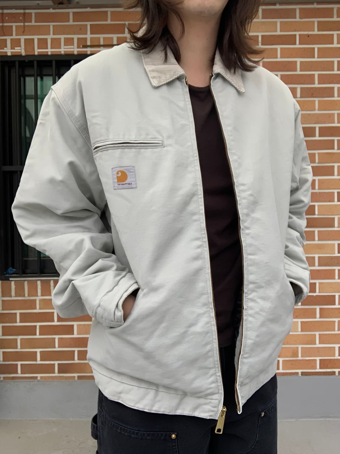 (L)칼하트WIP OG 디트로이트자켓 그레이컬러 상품이미지1