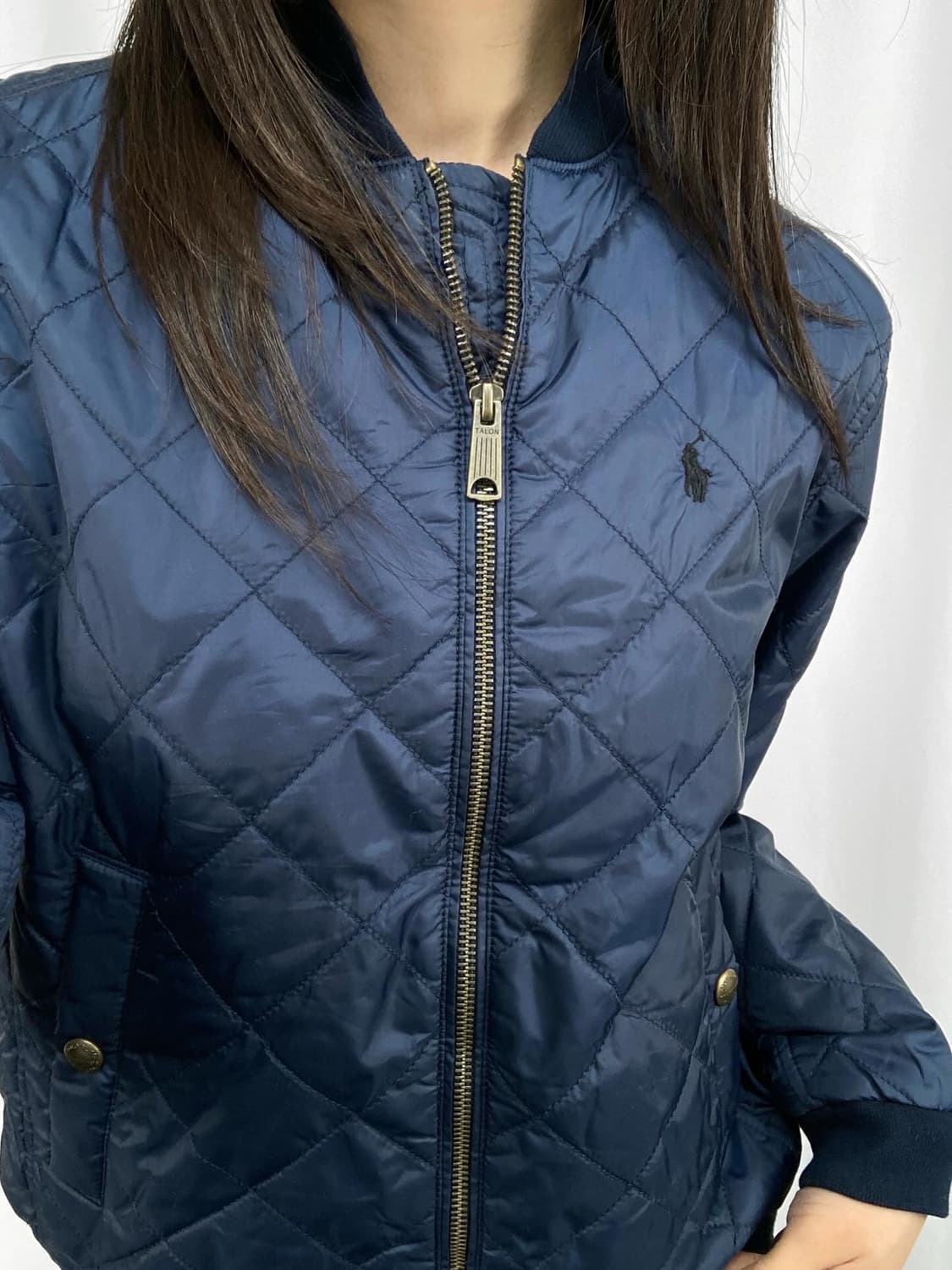 폴로 네이비 퀼팅 자켓 상품이미지1