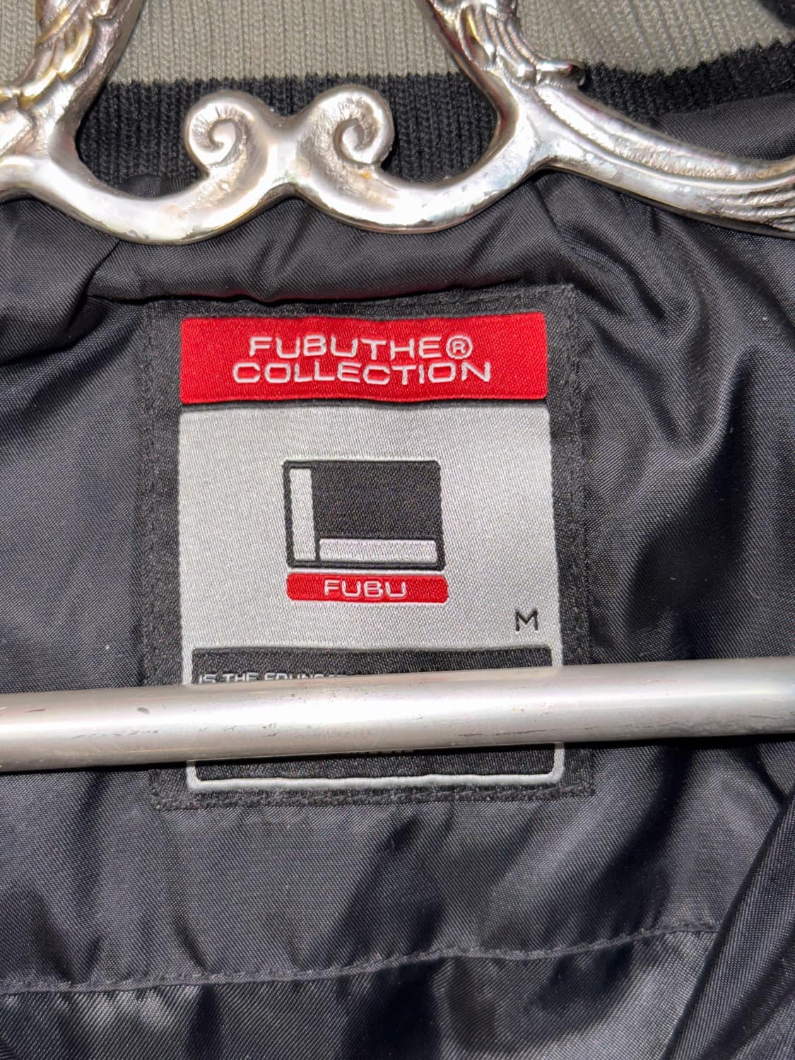 FUBU black duck down raccoon fur hood 패딩 상품이미지3