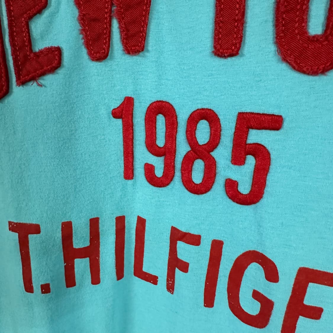 토미 힐피거 자수/프린트 레터링 반팔 티셔츠 상품이미지2