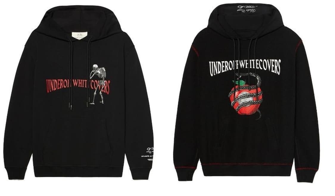 오프화이트 X 언더커버 후디 상품이미지1