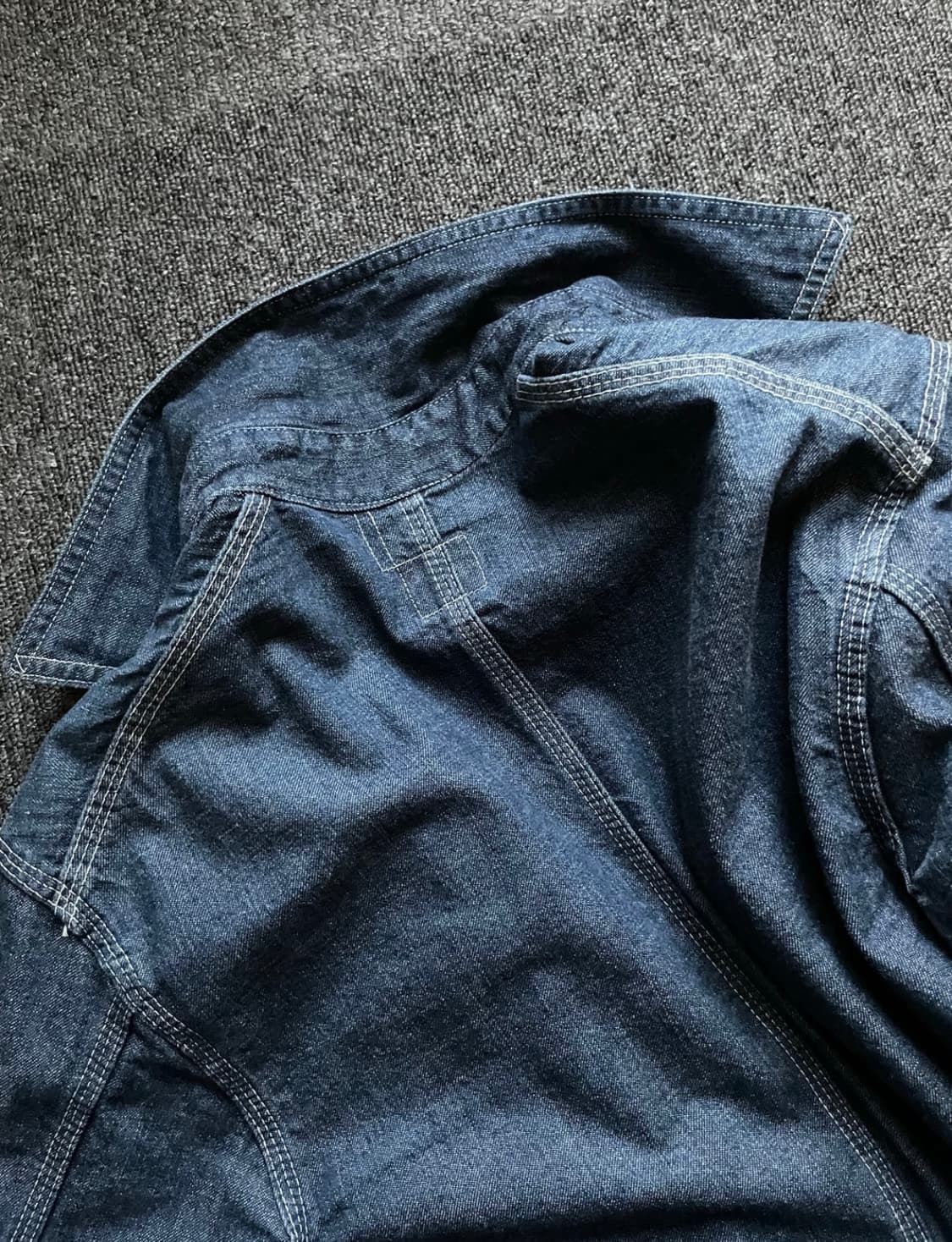 포스트오버롤즈 데님 커버올 엔지니어자켓 상품이미지10