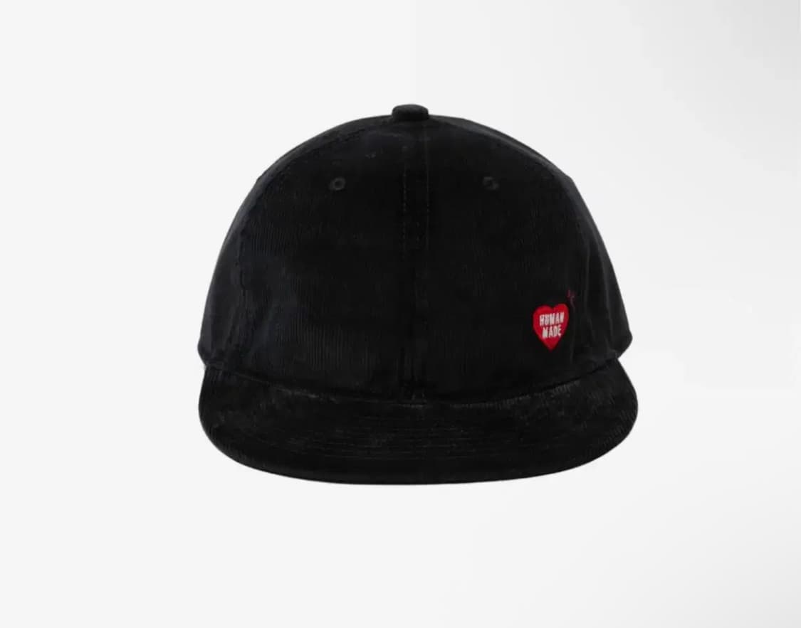 휴먼메이드 코듀로이 캡 블랙 상품이미지1