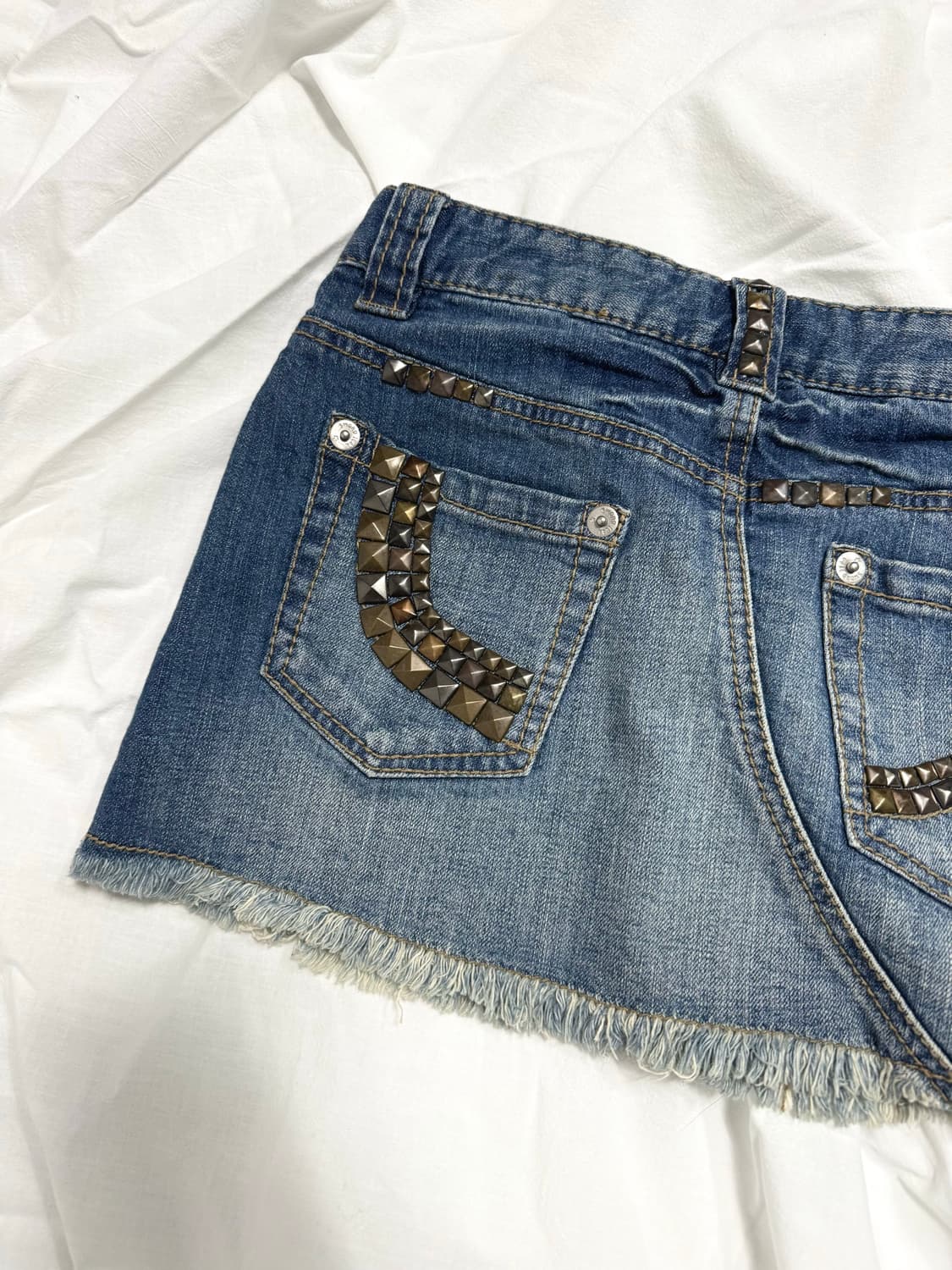 Studded denim skirt 상품이미지3