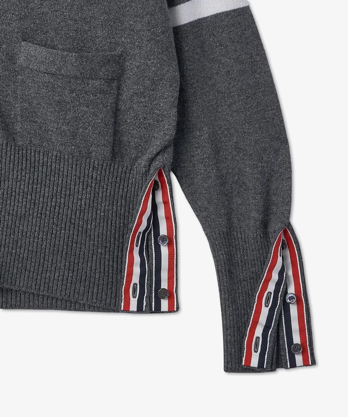 톰브라운 4 바 브이넥 가디건 상품이미지4