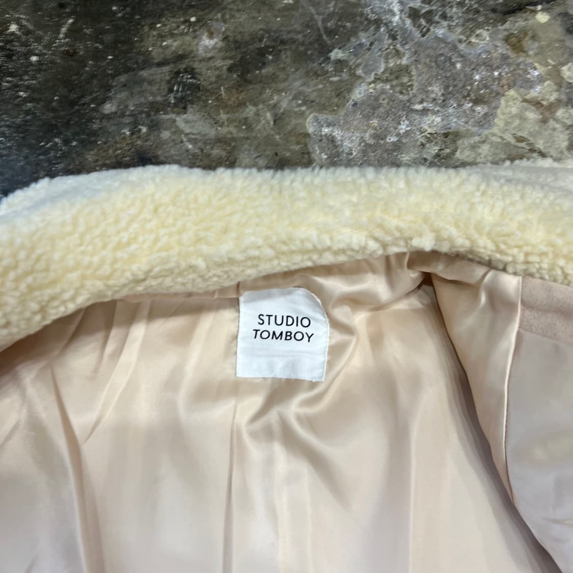 F) 스튜디오 톰보이 덤블링 무스탕자켓 코트 뽀글이 자켓 상품이미지6